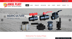 Desktop Screenshot of gokulvalves.com